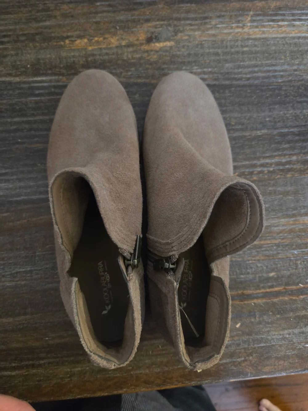 Koolaburra Taupe Suede Women’s Chukka Boots